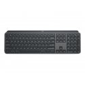 Logitech MX Keys - Teclado - retroiluminação - sem fios - Bluetooth, 2.4 GHz - QWERTY - Italiano - grafite 920-010247