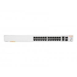 HPE Aruba Instant On 1960 24G 2XGT 2SFP+ Switch - Interruptor - Administrado - 24 x 10/100/1000 + 2 x 10 Gigabit SFP+ + 2 x 100