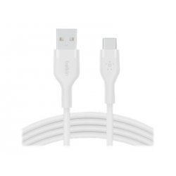 Belkin BOOST CHARGE - Cabo USB - USB (M) para 24 pin USB-C (M) - 2 m - branco CAB008BT2MWH