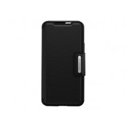 OtterBox Strada - Capa flip cover para telemóvel - couro genuíno, policarbonato - preto sombreado - para Samsung Galaxy S22 77-