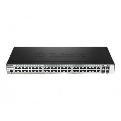 D-Link DGS 1510-52X - Interruptor - L3 - inteligente - 48 x 10/100/1000 + 4 x 10 Gigabit SFP+ - desktop, montável em trilho DGS