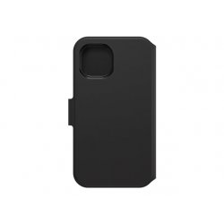 OtterBox Strada Series Via - Estojo de protecção capa flip cover para telemóvel - poliuretano, policarbonato - preto noite - pa