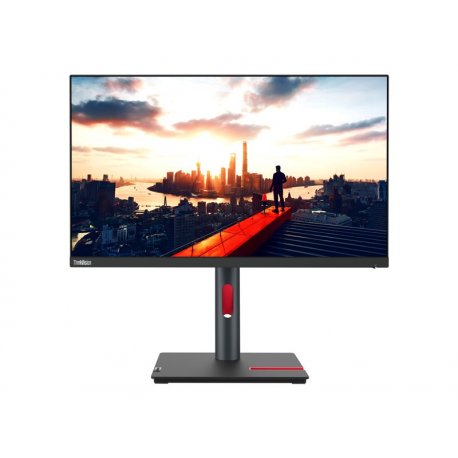 Lenovo ThinkVision P24h-30 - Monitor LED - 23.8" - 2560 x 1440 QHD @ 60 Hz - IPS - 300 cd/m² - 1000:1 - 4 ms - HDMI, DisplayPor