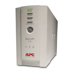 APC Back-UPS CS 500 - UPS - AC 120 V - 300 Watt - 500 VA - conectores de saída: 6 - bege - para P/N: AR106SH4, AR106SH6, AR109S