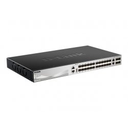 D-Link DGS 3130-30S - Interruptor - L3 Lite - Administrado - 24 x Gigabit SFP + 2 x 10 Gigabit Ethernet + 4 x 10 Gigabit SFP+ D