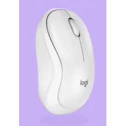 Logitech M240 Silent - Rato - destros e canhotos - óptico - 3 botões - sem fios - Bluetooth - branco sujo 910-007120