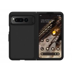 OtterBox Thin Flex Series - Tampa posterior para telemóvel - antimicrobiano - policarbonato, borracha sintéctica - preto - para