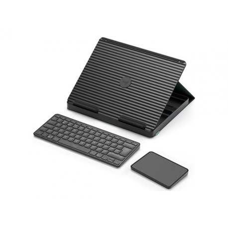 Logitech Casa Pop-Up Desk - Conjunto de teclado e touchpad - sem fios - Bluetooth LE - chique clássico 920-011239