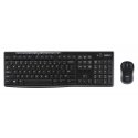 Logitech MK270 Wireless Combo - Conjunto de teclado e rato - sem fios - 2.4 GHz - Reino Unido 920-004523