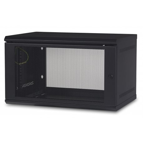 APC NetShelter WX AR106 - Armário - montagem na parede - preto - 6U - 19" AR106