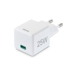 Carregador USB-C PD/QC 25W Rápido Mini-charger Branco HAM201652