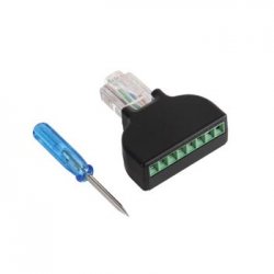 Adaptador Terminal para Aparafusar RJ45 8P8C VELCV044