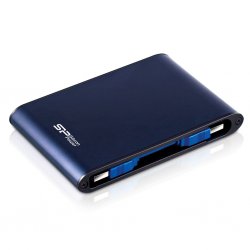 Disco externo 2.5 2TB SP Armor A80 USB 3.2 Type A, IPX7,Shockproof, Blue SP020TBPHDA80S3B