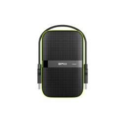 Disco externo 2.5 5TB SP Armor A60 USB 3.2 Type A, IPX4,Shockproof, Black SP050TBPHDA60S3K