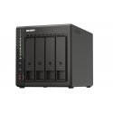 NAS QNAP 4-Bay Celeron J6412 4C/4T 2.6GHz/8GB(not expandable),2x2.5GbE/USB/Tower TS-453E-8G