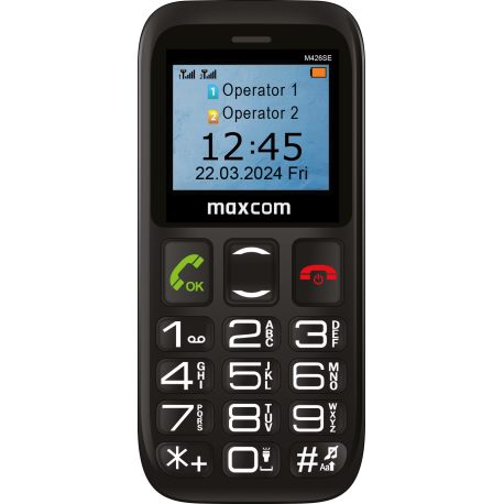 \Telemovel Maxcom Comfort MM426SE 1,77\\\" Dual SIM 2G Preto\"" MM426SEBLACK"""