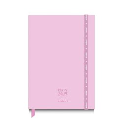 Agenda Diária 2025 147x210mm Pastel Rosa 1671120