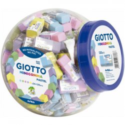 Borracha Happy Gomma Giotto Cores Pastel Bomboneira 120un 111233900