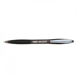 Esferográfica Preto 1mm Retrátil Ball Point Atlantis Soft 1 117902133