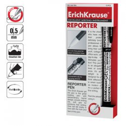 Esferográfica Preto 0,5mm Gel EK Reporter 12un 11719934