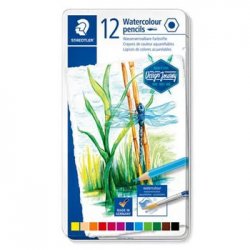 Lápis Cor Aguarelável 12un Cx Metal STAEDTLER 14610C M12 1602303