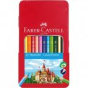 Lápis Cor 12un Cx Metal Faber-Castell 18cm 1602002