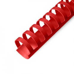 Argolas PVC Encadernar 25mm Vermelho 240 Folhas 50un 1713064