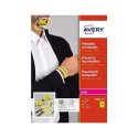 Pulseiras de Identificação Avery L4001-5 5x10 Amarelo50un AVE4001-5