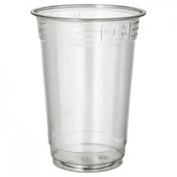 Copos PET 400ml 12,5cm Transparente 50un 6611071