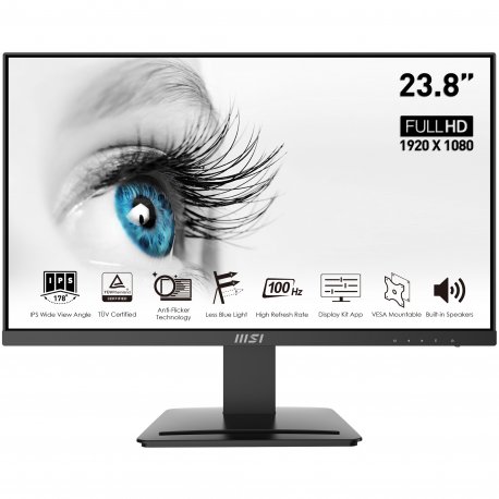 \Monitor MSI PRO MP243X 24\\\" (23,8\\\\\"") FHD IPS 100Hz 1ms 250nits EyesErgo, LBLPro \"" 9S6-3PB5CH-047"""