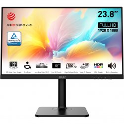 \Monitor MSI Modern MD2412P 23,8\\\" FHD IPS 100Hz 1ms(MRPT)HDR 300nits EyesErgo,Eye-Q,HAS,HDMI,USB-C DP\"" 9S6-3PA59H-060"""