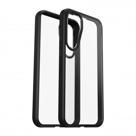 OtterBox React Series - Tampa posterior para telemóvel - cristal negro (transparente/preto) - para Samsung Galaxy S23 FE 77-942