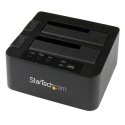 StarTech.com Dual Bay Hard Drive Duplicator, Standalone USB 3.0 (5 Gbps) eSATA to 2.53.5 SATA III HDDSSD ClonerCopier, Hard Dri