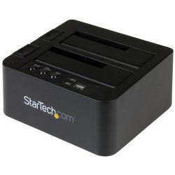 StarTech.com Standalone Hard Drive Duplicator, Dual Bay HDDSSD ClonerCopier, USB 3.1 (10 Gbps) to SATA III (6Gbps) HDDSSD Docki