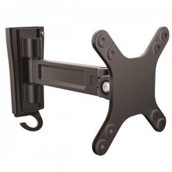 StarTech.com Monitor Wall Mount - Single Swivel - Supports Monitors 13" to 34" - VESA Monitor Wall Mount Bracket - Black (ARMWA