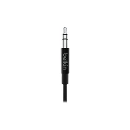 Belkin RockStar - Cabo de áudio - 24 pin USB-C macho para mini-phone stereo 3.5 mm macho - 1.83 m - branco F7U079BT06-BLK