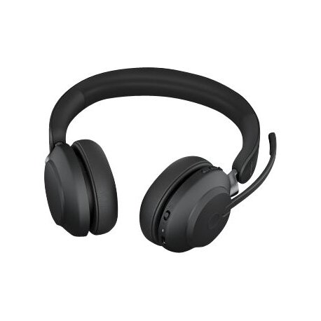 Jabra Evolve2 65 UC Stereo - Auscultadores - no ouvido - bluetooth - sem fios - USB-A - isolamento de ruído - preto 26599-989-9