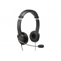 Kensington USB Hi-Fi Headphones with Mic - Auscultadores - no ouvido - com cabo - USB-A - preto K97601WW