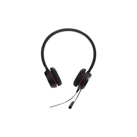 Jabra Evolve 30 II MS stereo - Auscultadores - no ouvido - com cabo - macaco de 3,5 mm, USB-C - Certificado para Skype for Busi