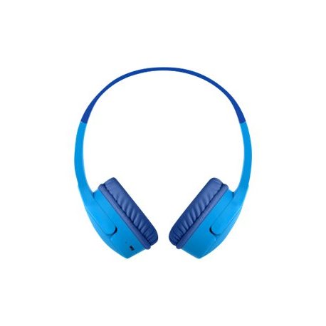 Belkin SoundForm Mini - Auscultadores supra-aurais com microfonoe - no ouvido - bluetooth - sem fios - macaco de 3,5 mm - azul 