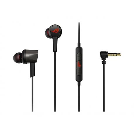 ASUS ROG Cetra II Core - Auscultadores intra-aurais com microfonoe - intra-auricular - com cabo - macaco de 3,5 mm - preto, ver