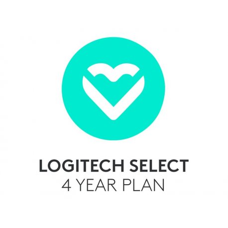 Logitech Select - Contrato extendido de serviço - substituição antecipada de peças - 4 anos - resposta em tempo: 1 dia útil - 1