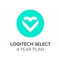 Logitech Select - Contrato extendido de serviço - substituição antecipada de peças - 4 anos - resposta em tempo: 1 dia útil - 1