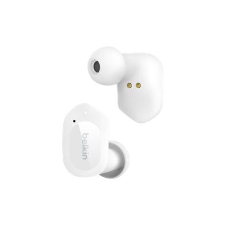 Belkin SoundForm Play - Auscultadores sem fios com microfonoe - intra-auricular - bluetooth - cancelamento de ruído activo - nu