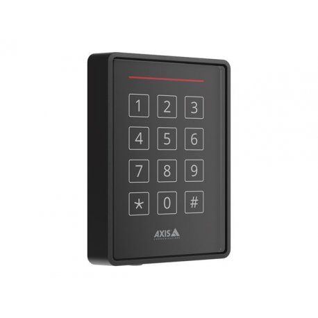 Axis A4120-E - RFID leitor de proximidade/teclado - 1 comando - com cabo - serial RS-485 - preto, NCS S 9000-N 02145-001