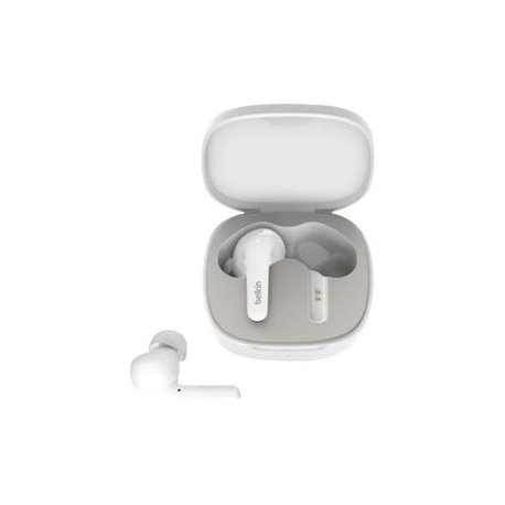 Belkin SoundForm Flow - Auscultadores sem fios com microfonoe - intra-auricular - bluetooth - cancelamento de ruído activo - br