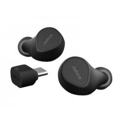 Jabra Evolve2 Buds MS - Auscultadores sem fios com microfonoe - intra-auricular - bluetooth - cancelamento de ruído activo - US