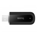 BenQ WD02AT - Adaptador de rede - USB 2.0 - 802.11ax, Bluetooth 5.2 - preto 5A.F8Y28.DE1