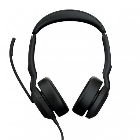 Jabra Evolve2 50 MS Stereo - Auscultadores - no ouvido - com cabo - cancelamento de ruído activo - USB-A - preto - Certificação