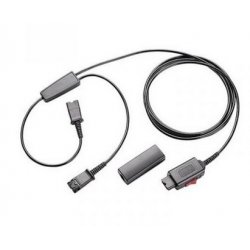 Poly - Cabo de auricular - mini jack 4 pólos para Quick Disconnect - 3.05 m - enroscado 920Q1AA